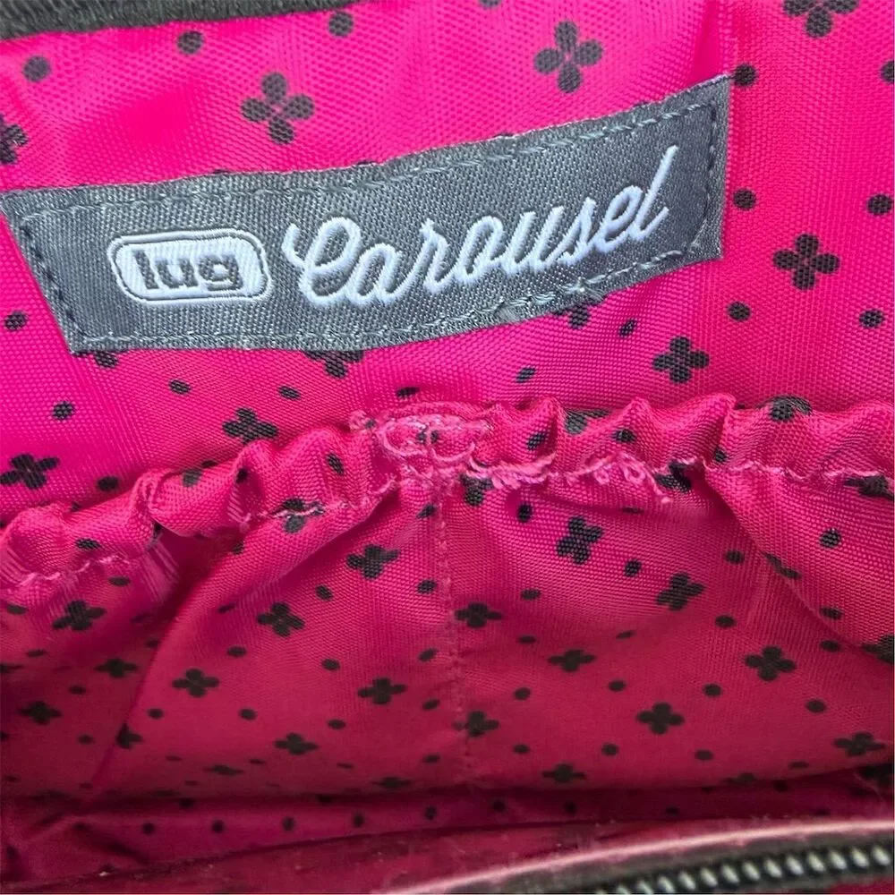 Lug Carousel XL Women's Crossbody Bag Camo Orchid Large